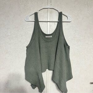 Free People Sage Green Tank Top XS
